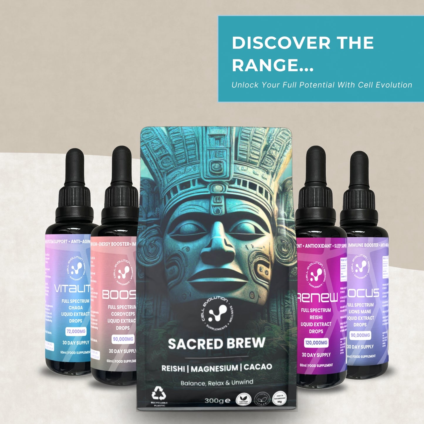 
                  
                    Ceremonial Cacao Sleep Drink with Magnesium & Reishi - Cell Evolution HQ
                  
                