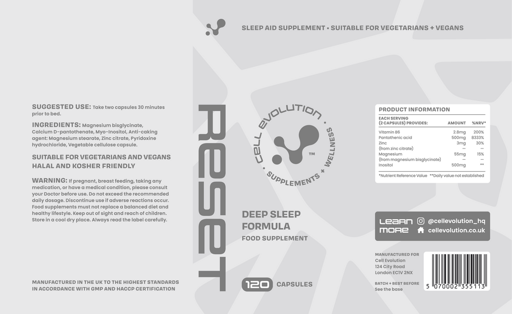 
                  
                    Reset - Deep Sleep Formula - Cell Evolution HQ
                  
                