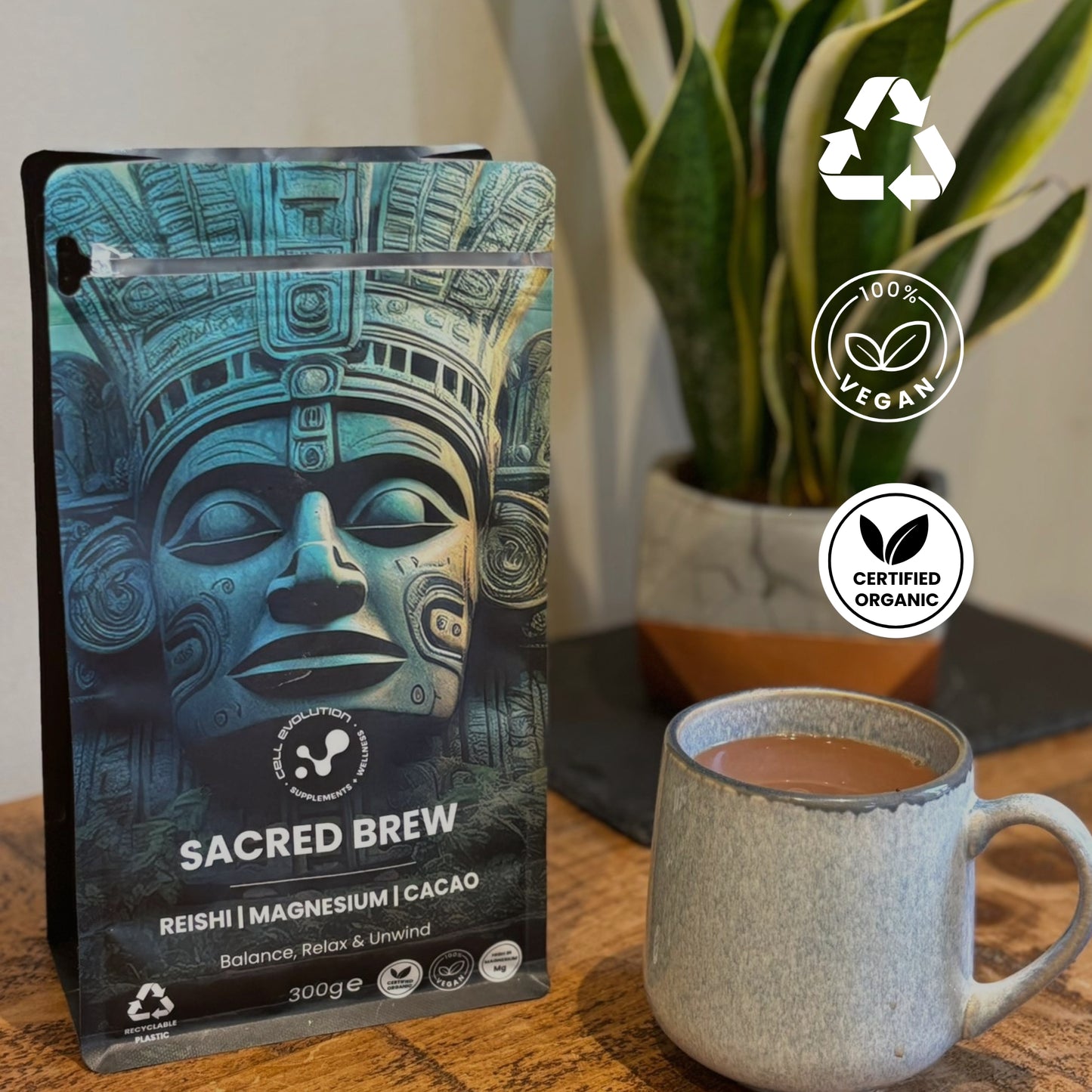 
                  
                    Ceremonial Cacao Sleep Drink with Magnesium & Reishi - Cell Evolution HQ
                  
                