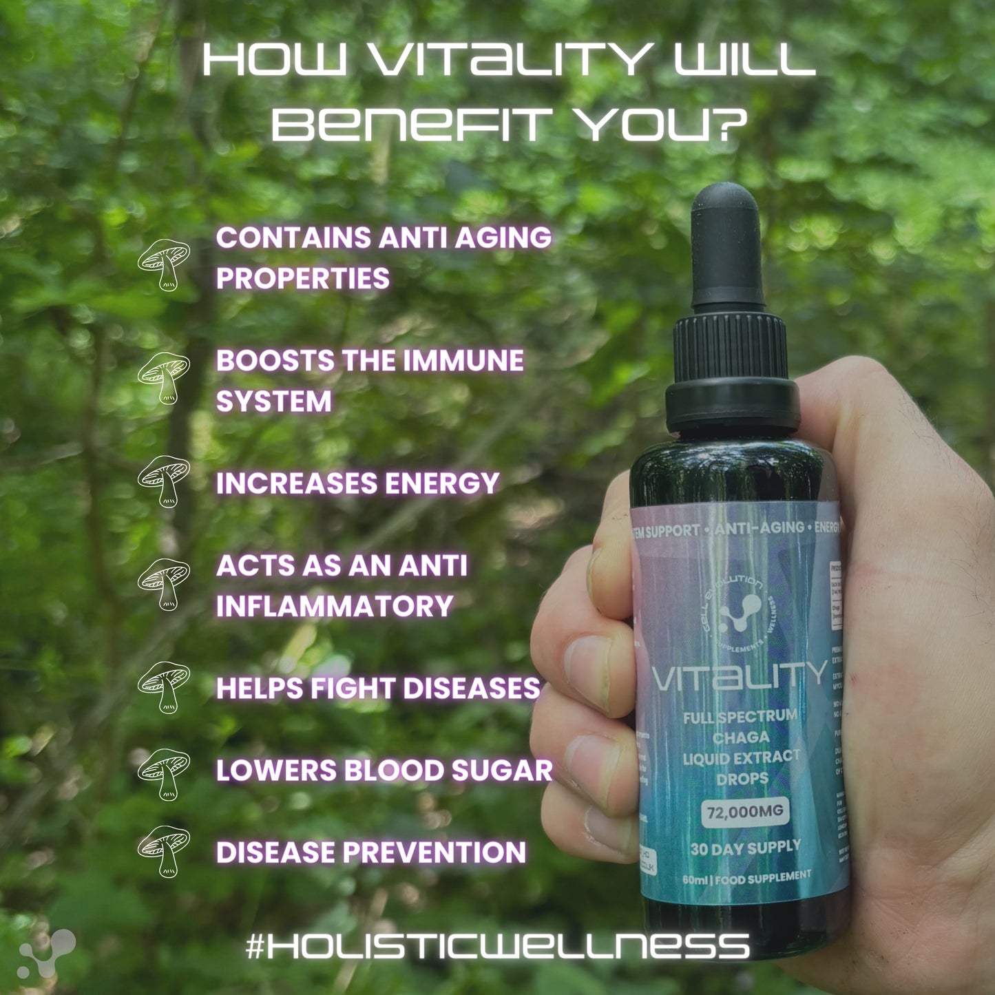 
                  
                    Vitality - Chaga - Anti-Aging
                  
                