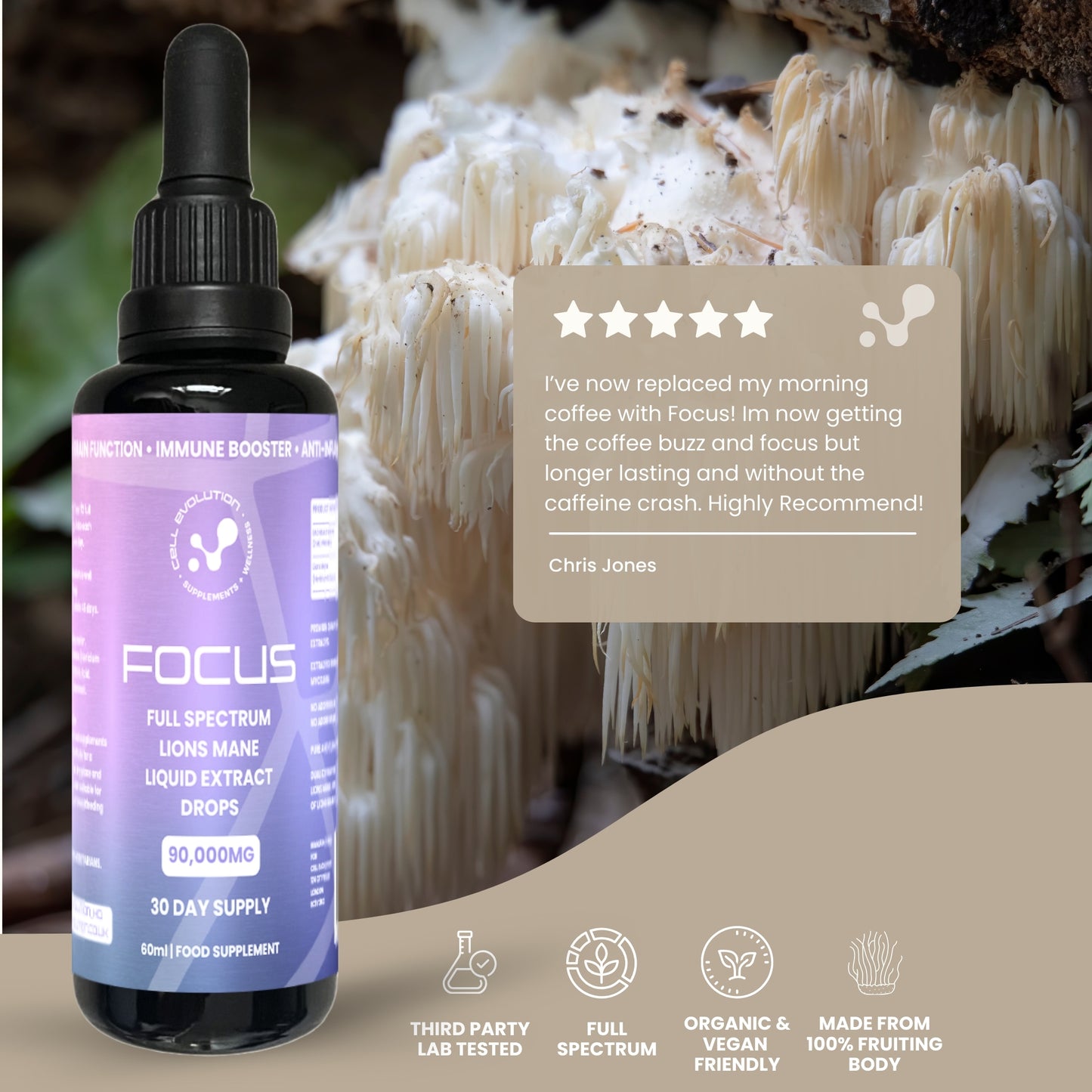 
                  
                    Focus - Lions Mane - Brain Function - Cell Evolution HQ
                  
                